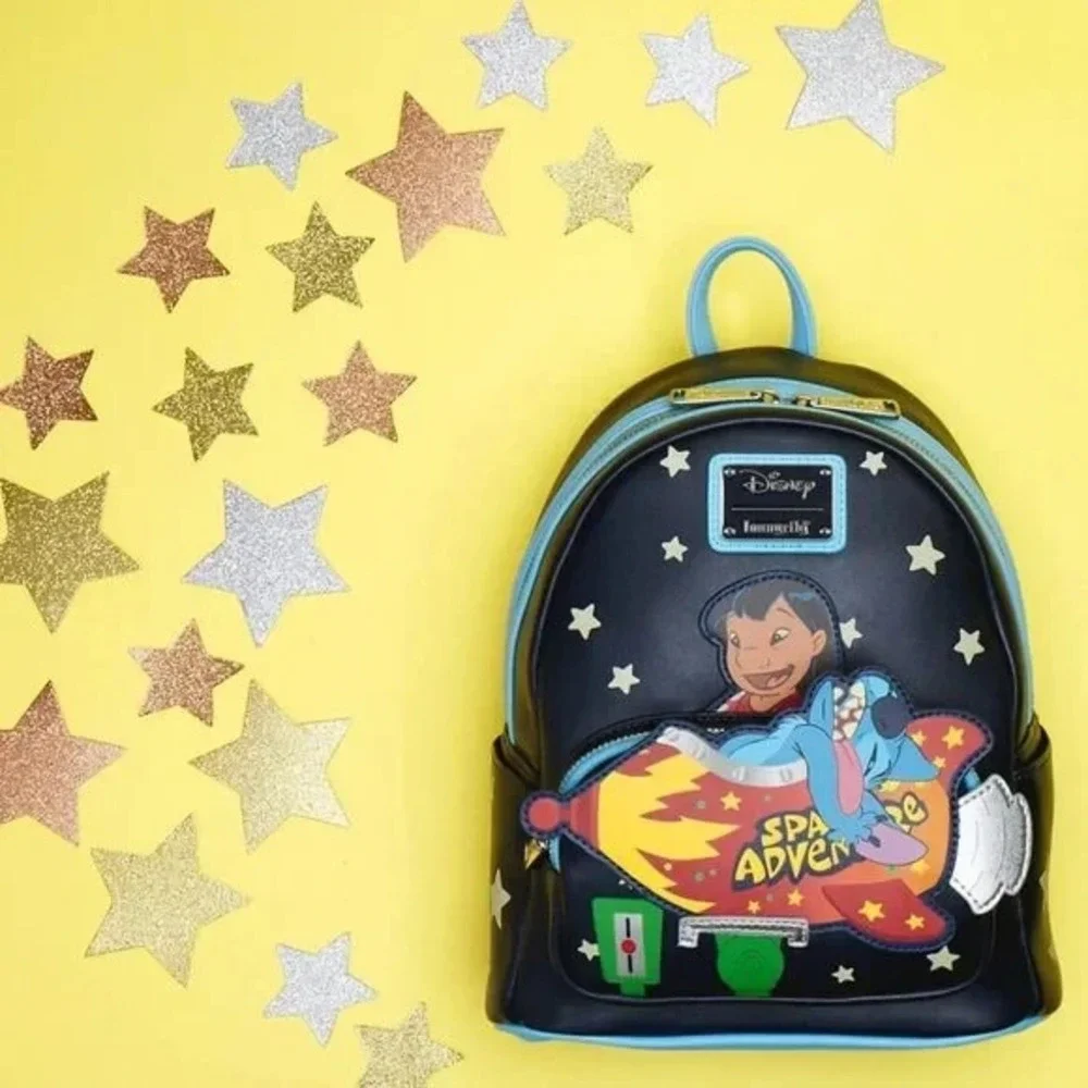 Loungefly Disney Lilo & Stitch Space Adventure‎ Glow in the Dark Mini Backpack